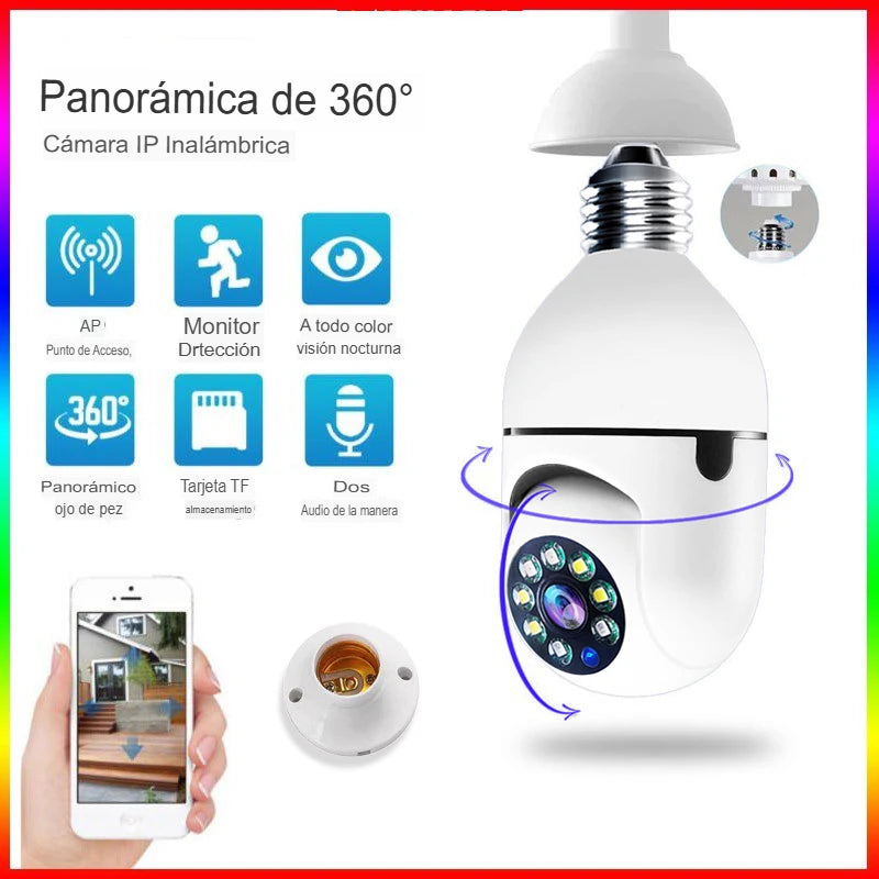 FOCO CÁMARA HD GIRATORIO 360°