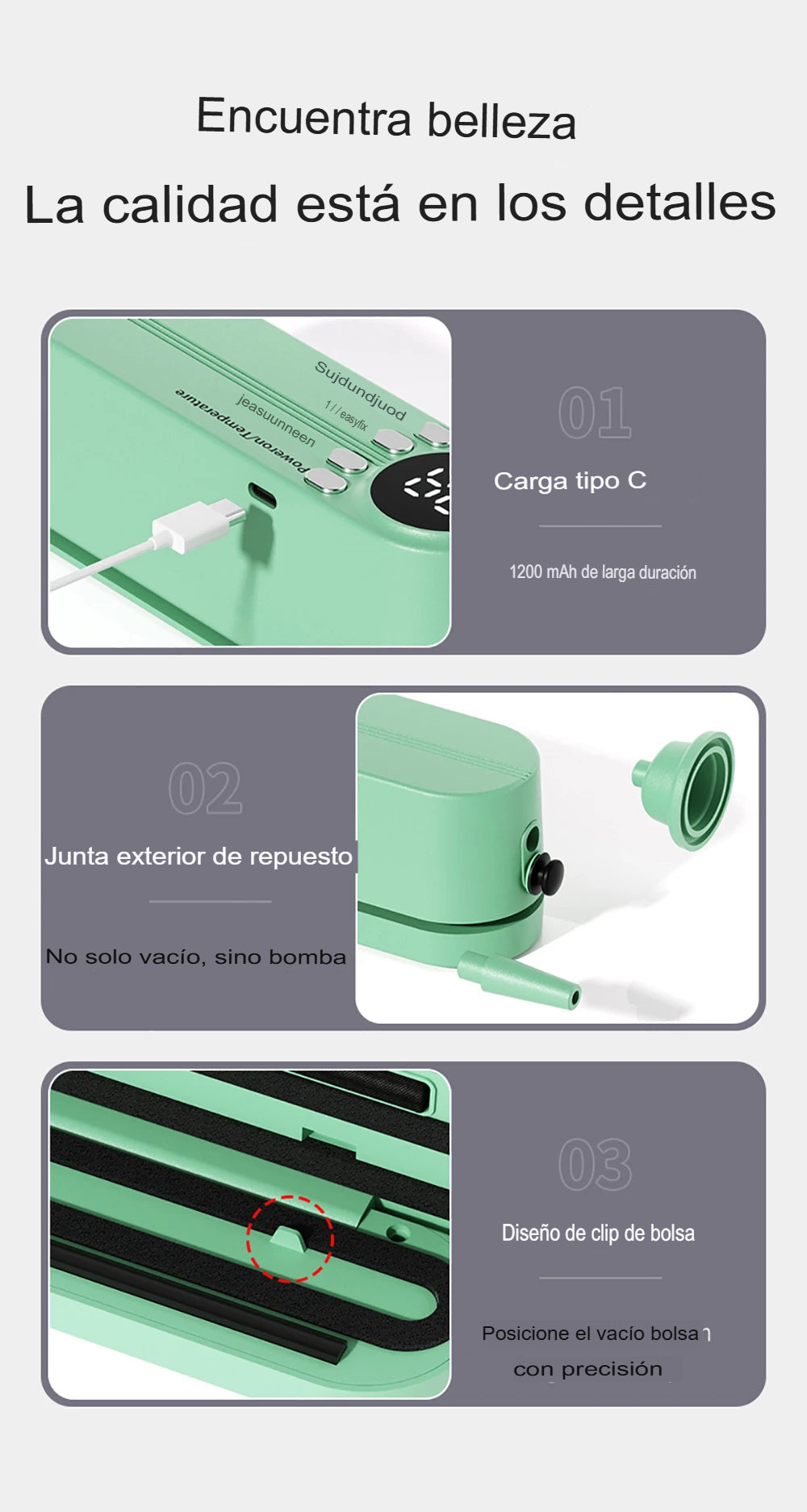 SELLADORA AL VACIO ELÉCTRICA